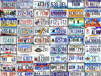 License Plate Mural